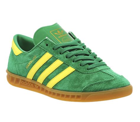 adidas sneakers leger groen|Adidas green leather shoes.